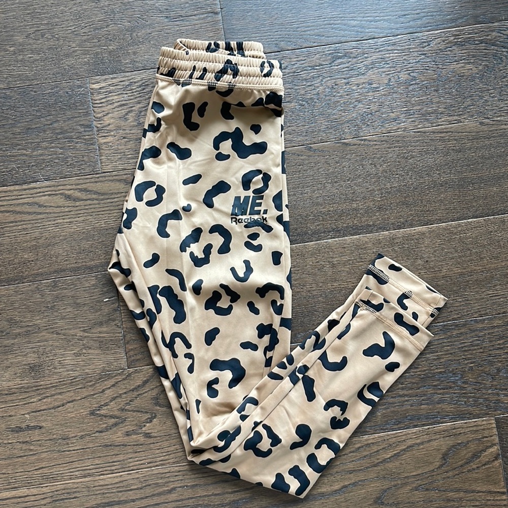 Leopard Print Reebok Leggings - S
